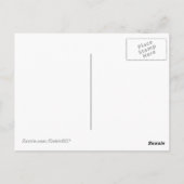 ステンドグラスの教会窓のポストカード ポストカード (裏面)