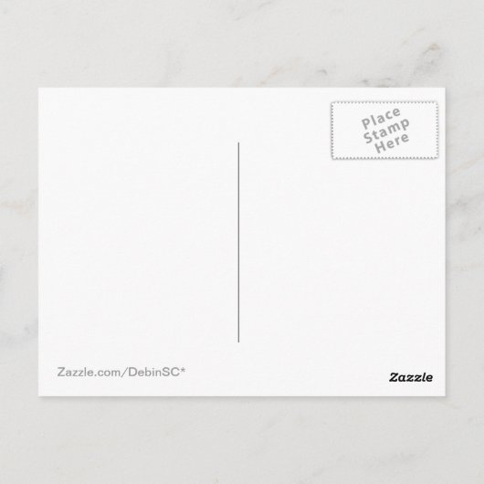 ステンドグラスの教会窓のポストカード ポストカード (裏面)