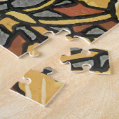 ステンドグラスの日の出 ジグソーパズル (側面)