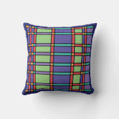 ステンドグラスの明るい色 クッション (裏面)