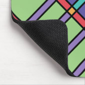 ステンドグラスの明るい色 マウスパッド (コーナー)