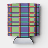 ステンドグラスの明るい色 缶クーラー (正面)