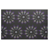 ステンドグラスの曼荼羅の生地 ファブリック (ファットクウォーター)