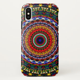 ステンドグラスの曼荼羅 iPhone X ケース