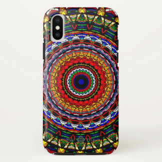 ステンドグラスの曼荼羅 iPhone X ケース