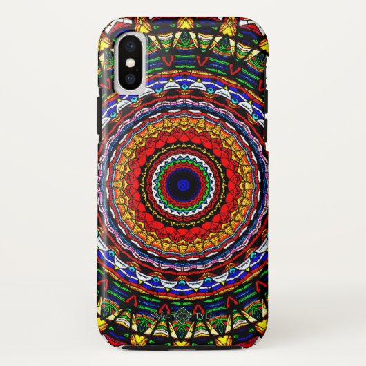 ステンドグラスの曼荼羅 Case-Mate iPhoneケース (裏面)