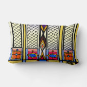 ステンドグラスの枕 ランバークッション (裏面)