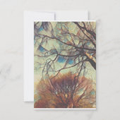 ステンドグラスの枝 招待状 (正面)