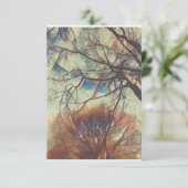 ステンドグラスの枝 招待状 (スタンド正面)