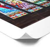 ステンドグラスの窓の出生 ポスター (角)