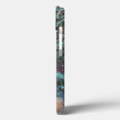 ステンドグラスの窓を持つヴィンテージクリスマス教会 Case-Mate iPhoneケース (裏面 / 左)