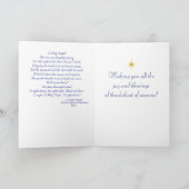 「ステンドグラスの窓」ホリデーカード - 宗教的な シーズンカード (内部)