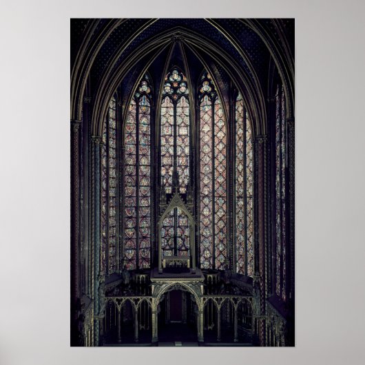 ステンドグラスの窓 ポスター (正面)