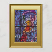 ステンドグラスの窓 ポストカード (正面)