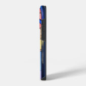 ステンドグラスの窓 装飾的な絵画 iPhoneケース (左側面)