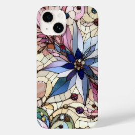 ステンドグラスの花 Case-Mate iPhone 14ケース