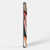 ステンドグラスの草 iPhoneケース (右側面)