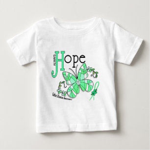 ステンドグラスの蝶Celiac病気 ベビーTシャツ