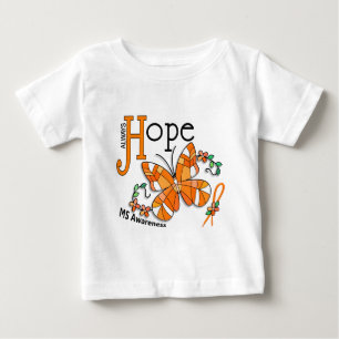 ステンドグラスの蝶MS ベビーTシャツ