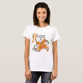 ステンドグラスの蝶MS Tシャツ (正面フル)