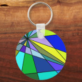ステンドグラスの記憶 キーホルダー (正面)