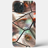 ステンドグラスの質感と真珠のような奇妙なモザイク Case-Mate iPhoneケース (裏面)