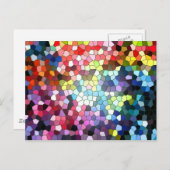 ステンドグラスの郵便はがき ポストカード (正面/裏面)