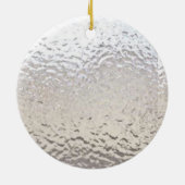 ステンドグラスの雪片 セラミックオーナメント (裏面)