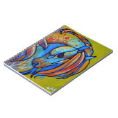 ステンドグラスの馬1のノート ノートブック (左側)