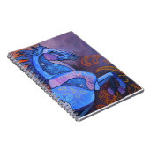 ステンドグラスの馬2のノート ノートブック (右側)