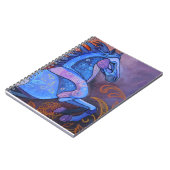 ステンドグラスの馬2のノート ノートブック (左側)