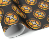 ステンドグラスの鳩 ラッピングペーパー (ロールコーナー)