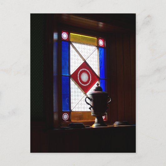 ステンドグラスのBeamish博物館 ポストカード (正面)