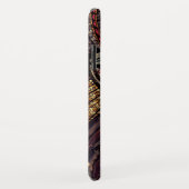 ステンドグラスはアフリカの動物の芸術を見る Case-Mate iPhoneケース (裏面/右)