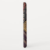 ステンドグラスはアフリカの動物の芸術を見る Case-Mate iPhoneケース (裏面/左)