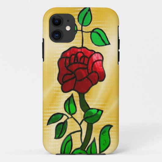 ステンドグラスは上がりました Case-Mate iPhoneケース (裏面)