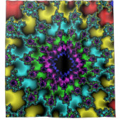 ステンドグラスアイ シャワーカーテン (正面)