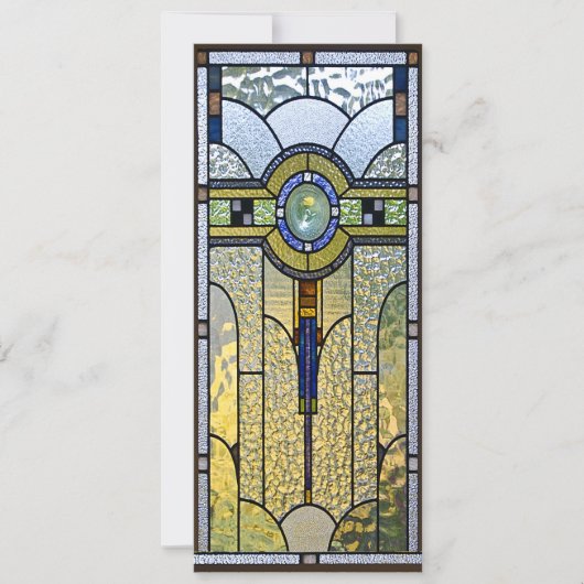 ステンドグラスアートデコ教会イベント 招待状 (正面)