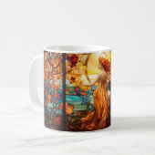 ステンドグラスアートバージョン17マグカップ コーヒーマグカップ (正面左)