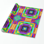 ステンドグラスアート5ラッピング紙 ラッピングペーパー (アンロールド)