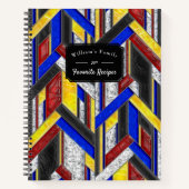 ステンドグラスアールデコレシピ ノートブック (正面)