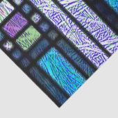 ステンドグラスアールデコ（青と紫） 薄葉紙 (詳細)