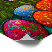 ステンドグラスイエズイースター卵 ポスター (角)