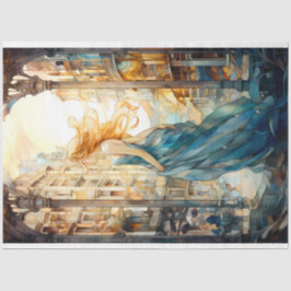 ステンドグラスインスパイアデカップティッシュペーパー 薄葉紙