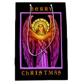 ステンドグラスエンジェル抱き枕 ミディアムペーパーバッグ (正面)