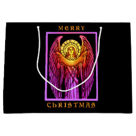 ステンドグラスエンジェル抱き枕 ラージペーパーバッグ