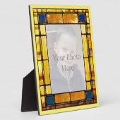 ステンドグラスカスタムルック写真表示プラーク フォトプラーク (側面)