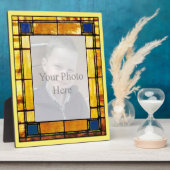 ステンドグラスカスタムルック写真表示プラーク フォトプラーク (側面)