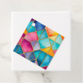 ステンドグラスカラフルアートギフトラベル フェイバータグ (インサイチュ)