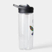 ステンドグラスカラフルトンボの翼 ウォーターボトル (右面)